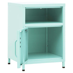 vidaXL Nightstand | Mint | Steel | Medium | Adjustable Feet | Nightstand 6