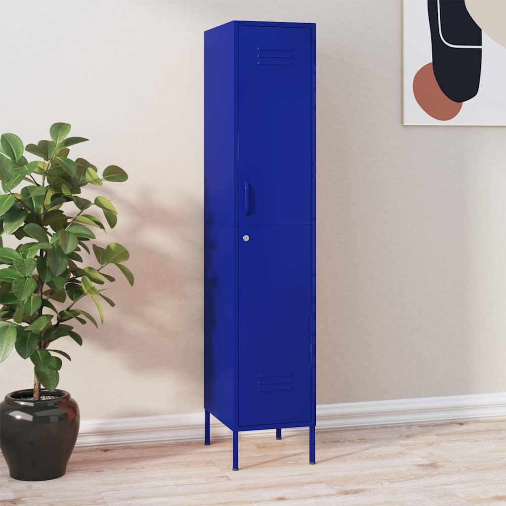 Locker Cabinet in Navy Blue