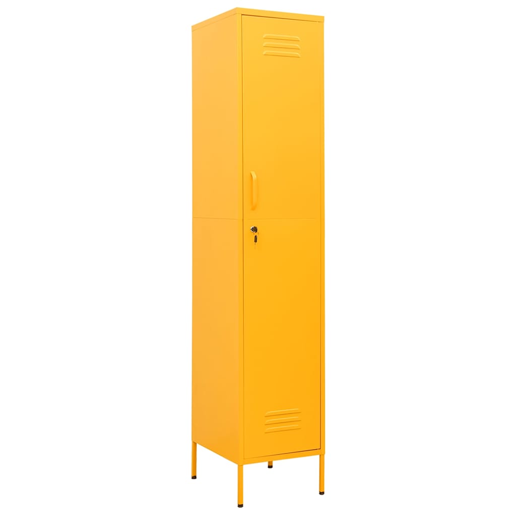 Locker Cabinet Mustard Yellow, image 2