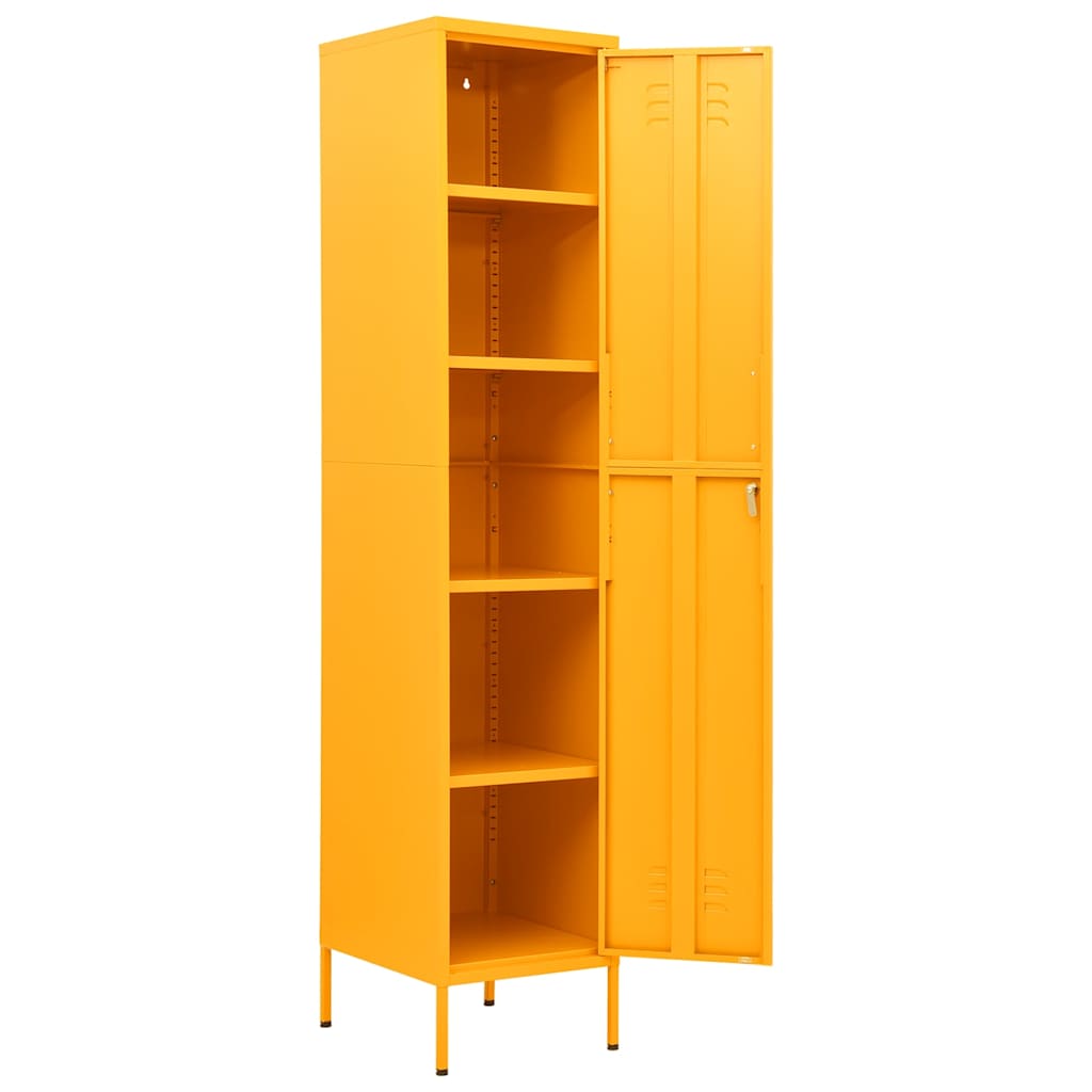 Locker Cabinet Mustard Yellow, image 6