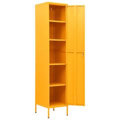Locker Cabinet Mustard Yellow, image 6