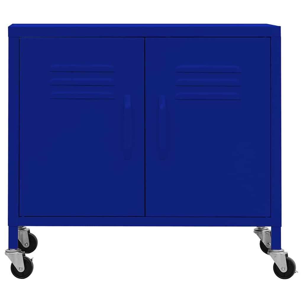 Storage Cabinet Navy Blue, image 3