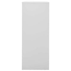 vidaXL Office Cabinet Light Grey 90x40x102 cm Steel 3
