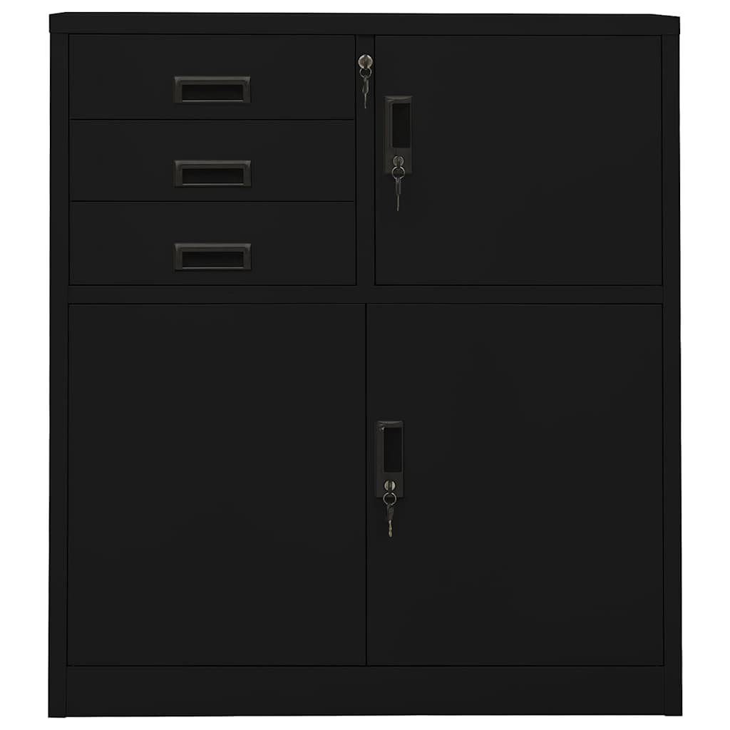 Office Cabinet Black, image 2