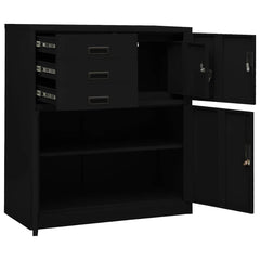 Office Cabinet Black, image 6