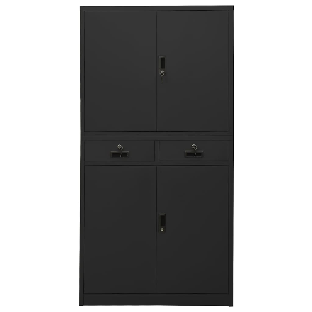 vidaXL Office Cabinet | Anthracite | Steel | Large | Office Cabinet 2