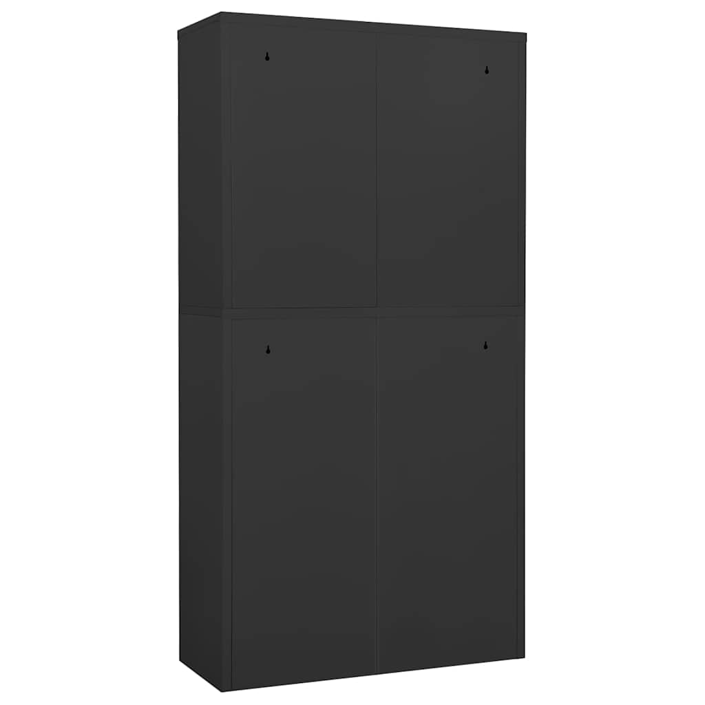 vidaXL Office Cabinet | Anthracite | Steel | Large | Office Cabinet 5