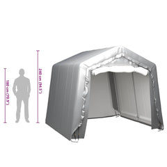 Storage Tent Steel Grey 300 cm 300 cm