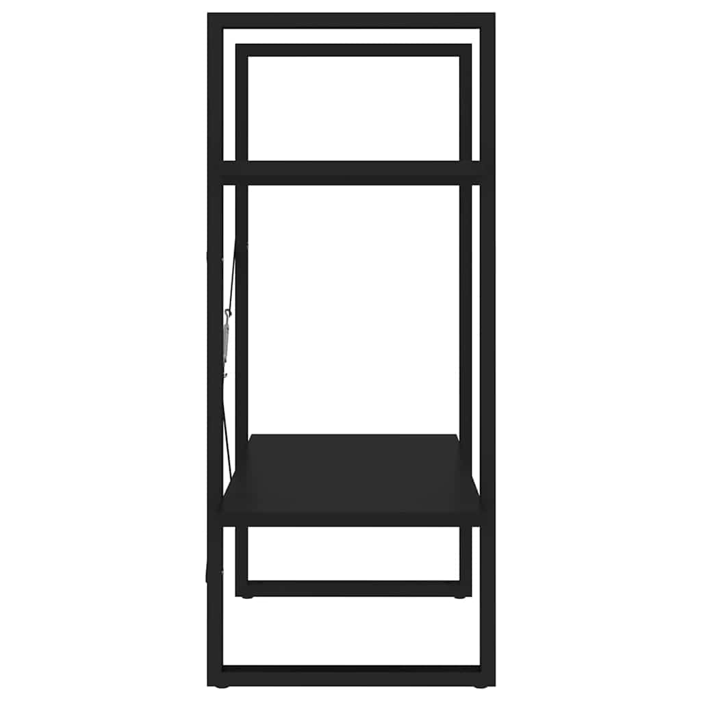 vidaXL Book Cabinet | Black | Engineered Wood | Medium | Book Cabinet 6