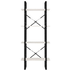 vidaXL Book Cabinet | White | Solid pine wood, Metal | 60x30x140 cm 5