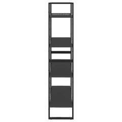 vidaXL Book Cabinet | Grey | Engineered wood, metal | 4-Tier | Book Cabinet 6