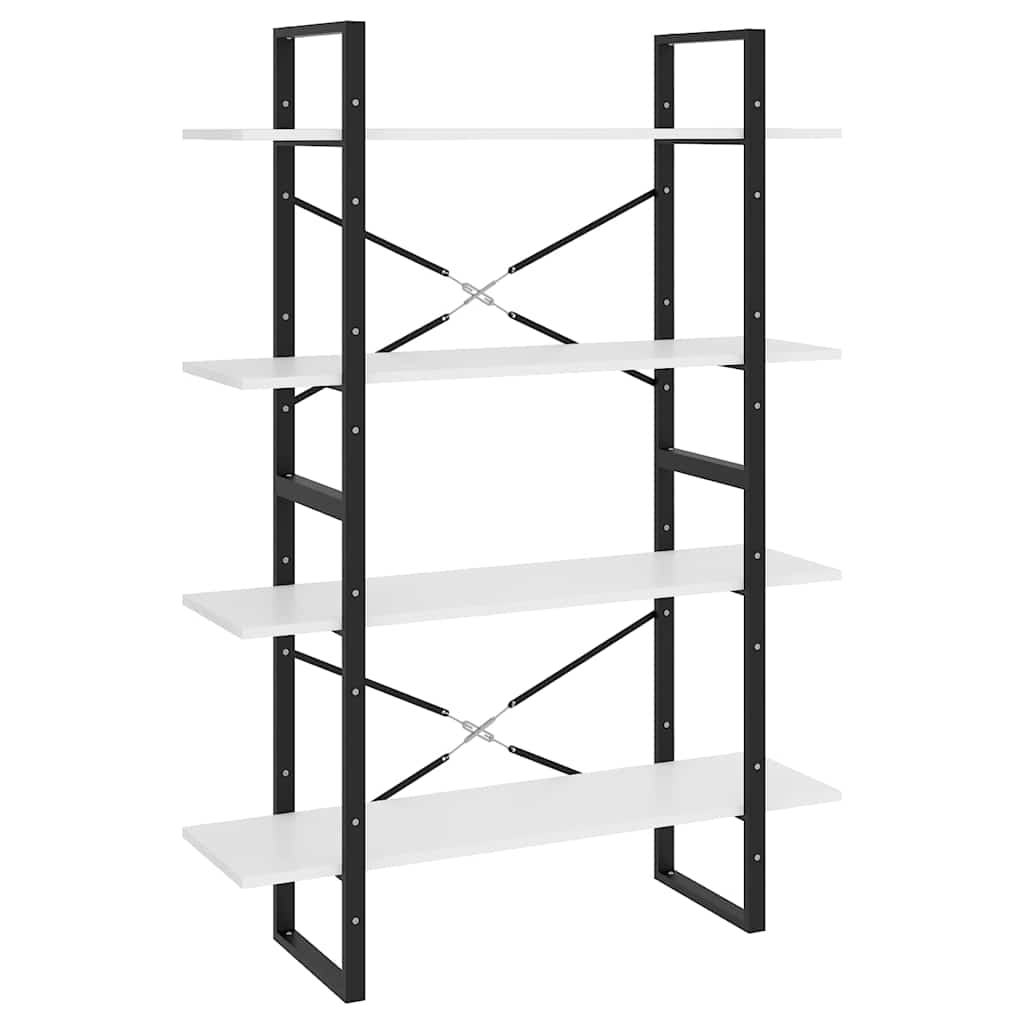 vidaXL Book Cabinet | White | Engineered wood | Medium | Book Cabinet 2