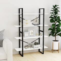 vidaXL Book Cabinet | White | Engineered wood | Medium | Book Cabinet 3