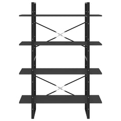 vidaXL Book Cabinet | Grey | Engineered Wood | 100x30x140 cm | Book Cabinet 5