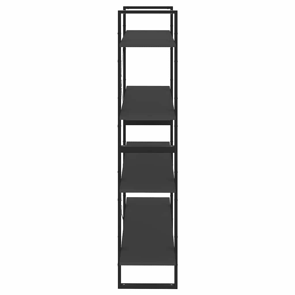 vidaXL Book Cabinet | Grey | Engineered Wood | 100x30x140 cm | Book Cabinet 6