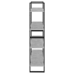 vidaXL Book Cabinet | Concrete Grey | Engineered Wood | 100x30x140 cm 6
