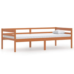 vidaXL Bed Frame without Mattress Honey Brown Solid Pinewood 90x200 cm 2