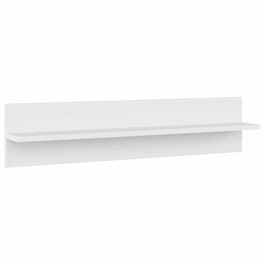 vidaXL Wall Shelf 4 pcs White 80x11.5x18 cm Engineered Wood 3