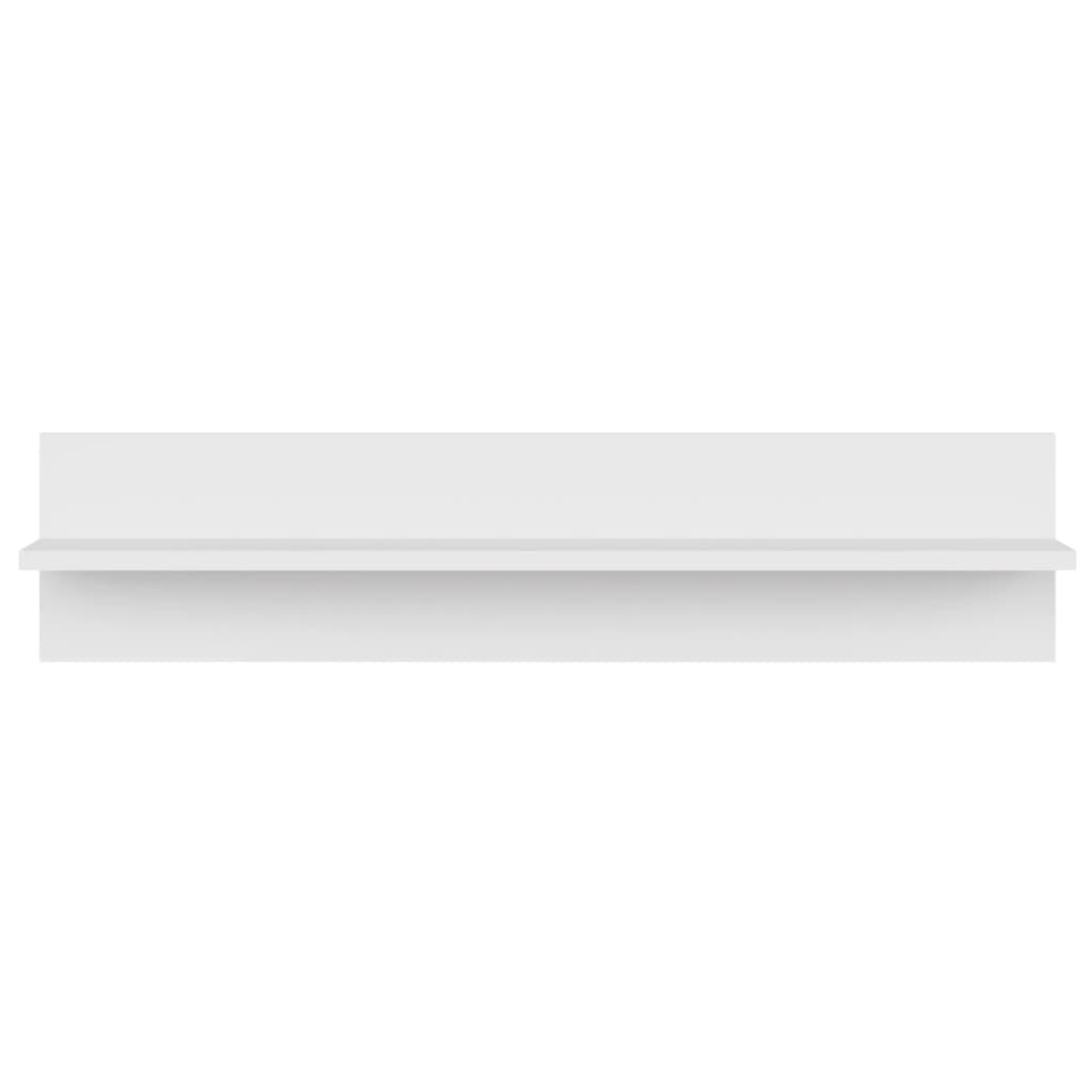vidaXL Wall Shelf 4 pcs White 80x11.5x18 cm Engineered Wood 4