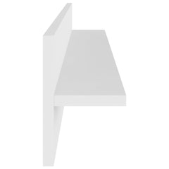 vidaXL Wall Shelf 4 pcs White 80x11.5x18 cm Engineered Wood 5