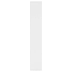 vidaXL Wall Shelf White 36x16x90 cm Engineered Wood 5