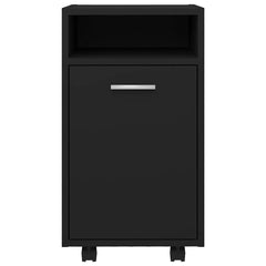 vidaXL Side Cabinet | Black | Engineered Wood | Medium | Side Cabinet 4