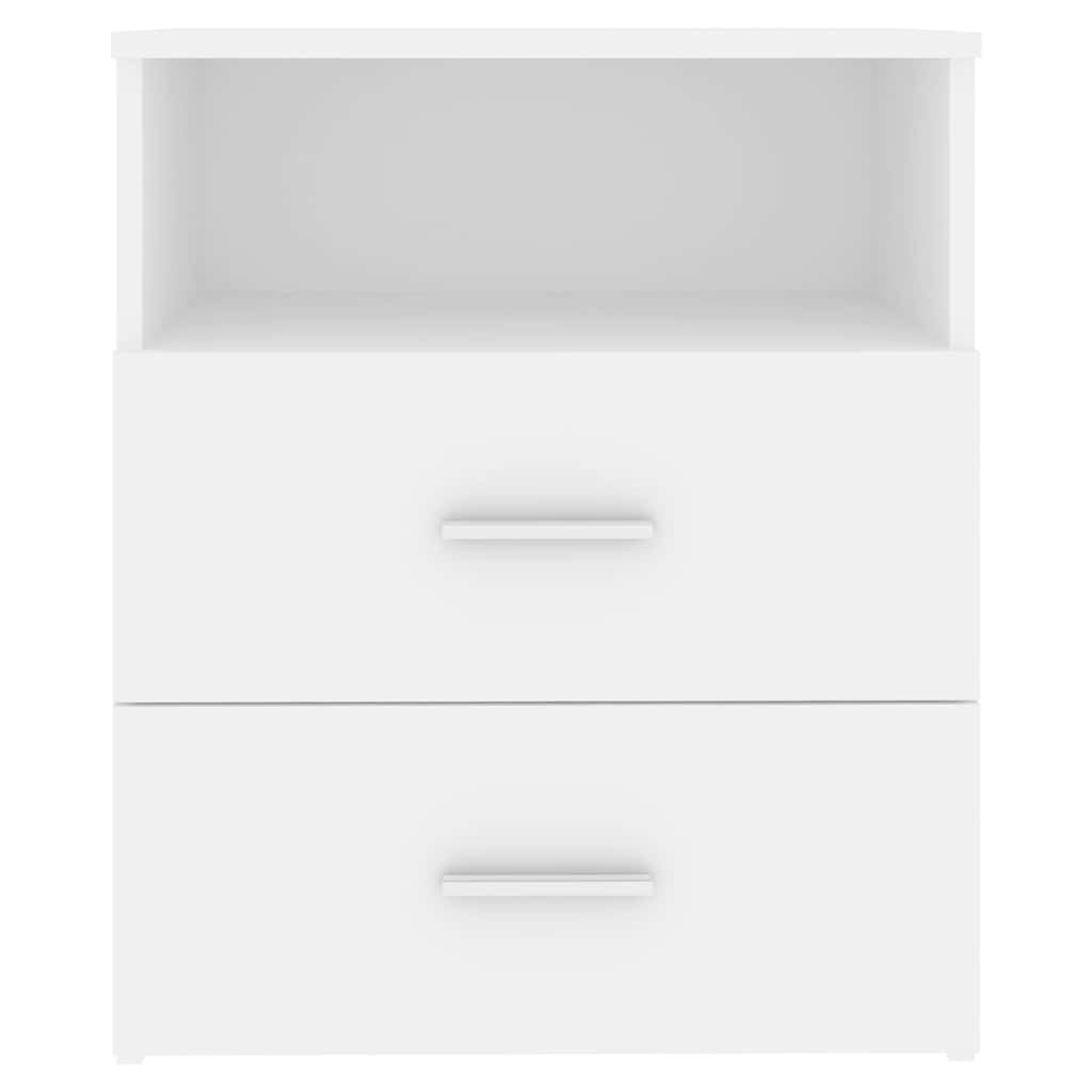803272 vidaXL Bed Cabinet White 50x32x60 cm 5