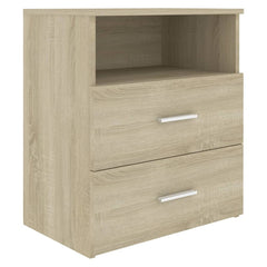 803279 vidaXL Bed Cabinets 2 pcs Sonoma Oak 50x32x60 cm 4