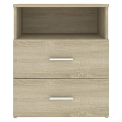 803279 vidaXL Bed Cabinets 2 pcs Sonoma Oak 50x32x60 cm 6