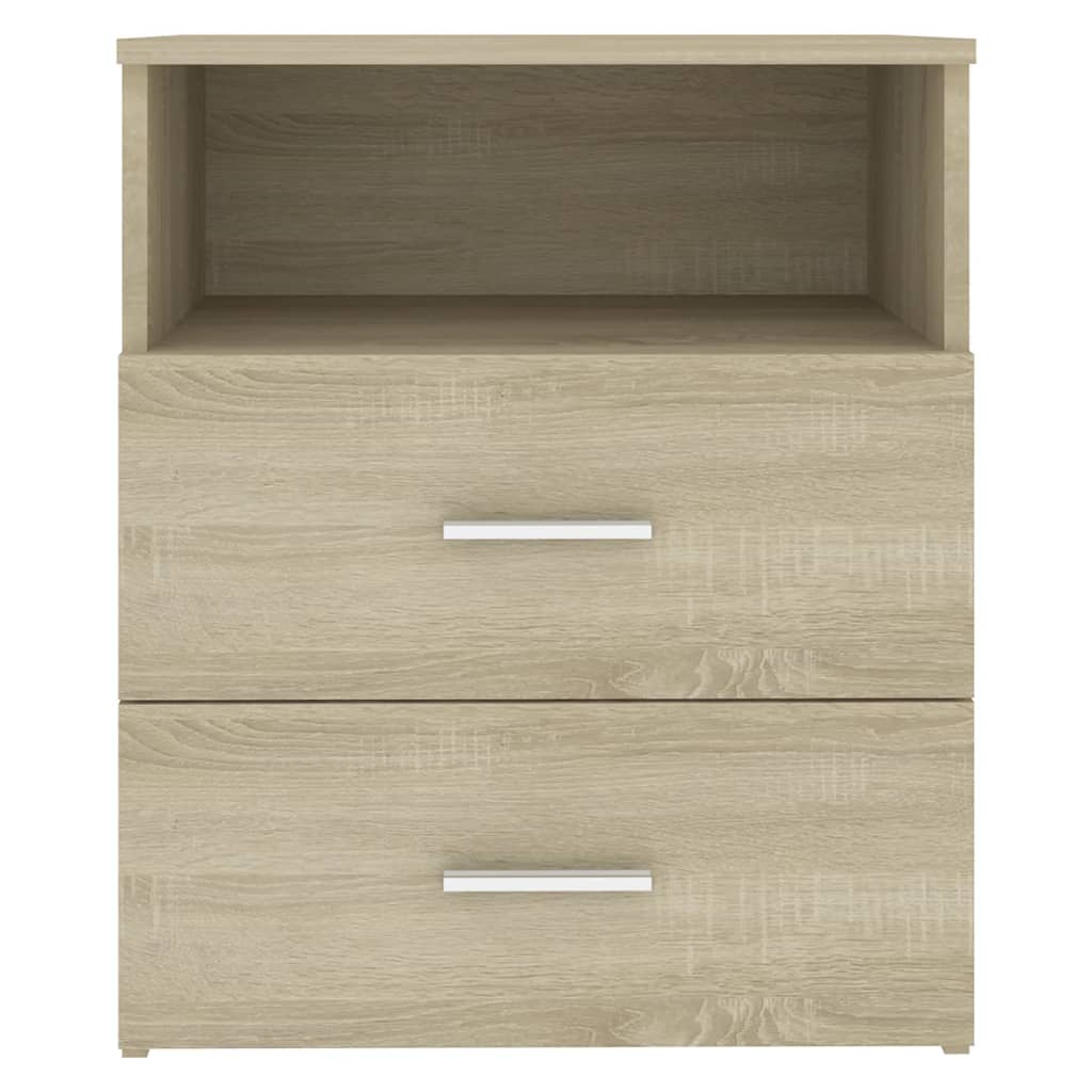 803279 vidaXL Bed Cabinets 2 pcs Sonoma Oak 50x32x60 cm 6