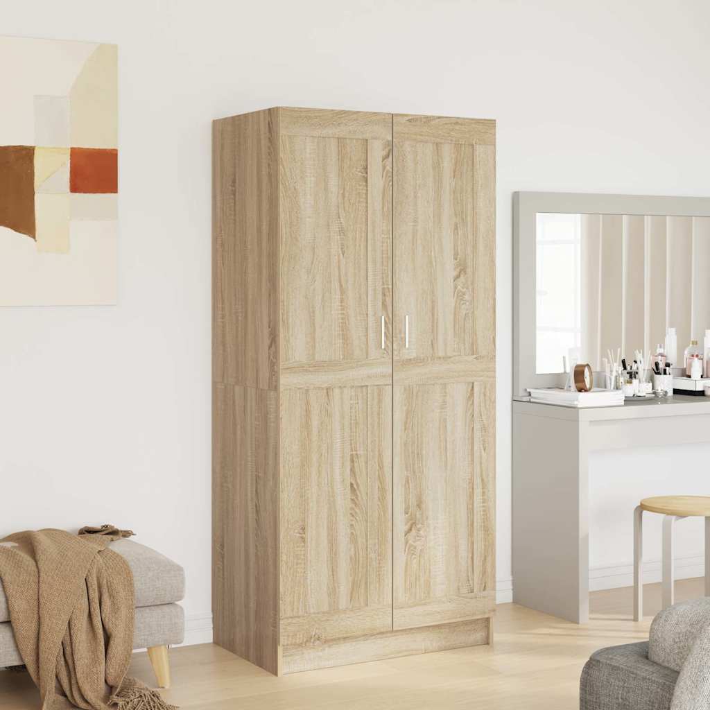 Wardrobe 82,5x51,5x180 cm Engineered Wood Sonoma oak