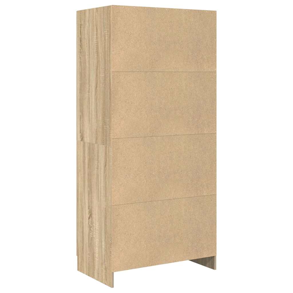 Wardrobe 82,5x51,5x180 cm Engineered Wood Sonoma oak