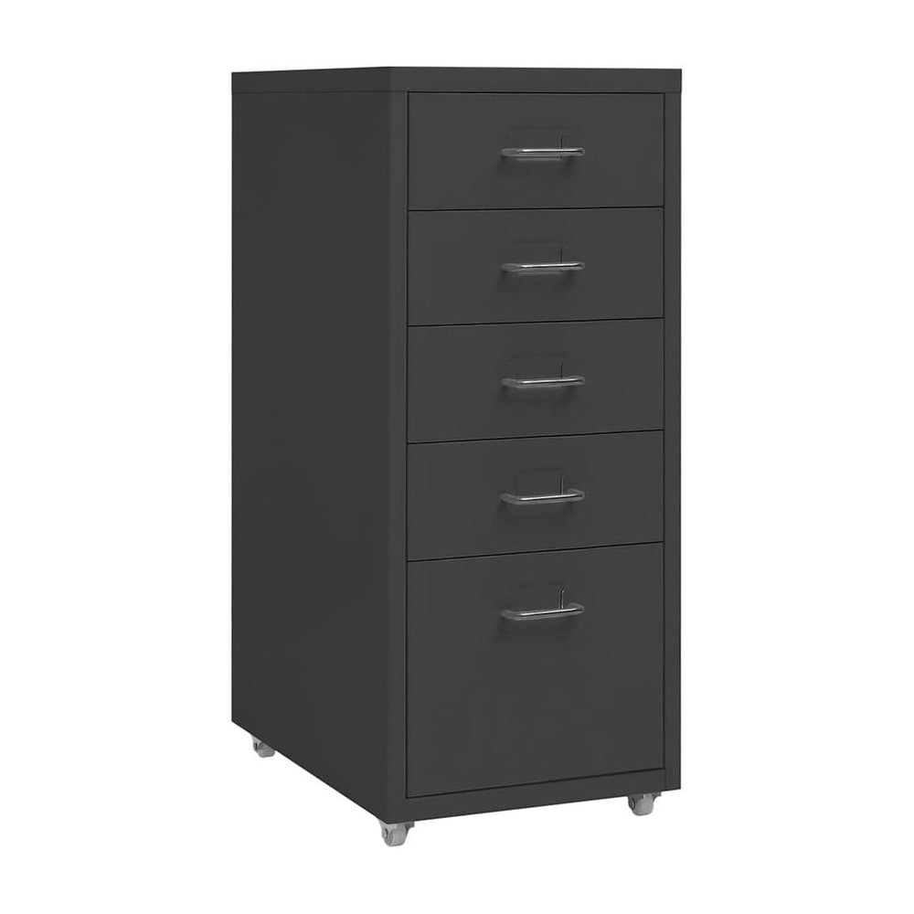 Mobile File Cabinet Anthracite