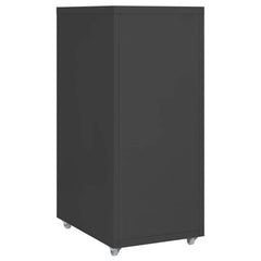 vidaXL Mobile File Cabinet Anthracite 28x41x69 cm Metal 4