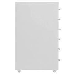 vidaXL Mobile File Cabinet | Grey | Metal | Medium | Storage 3