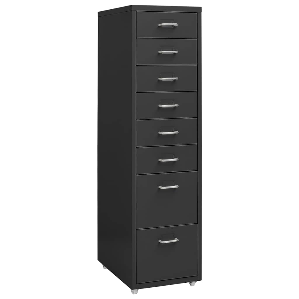 vidaXL Mobile File Cabinet 28x41x69 cm Metal