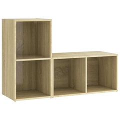 vidaXL TV Cabinet | Sonoma Oak | Engineered Wood | Medium | TV Cabinet 2