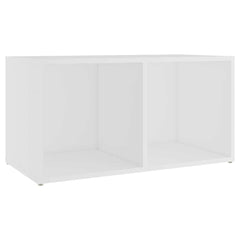 vidaXL 3 Piece TV Cabinet Set White Engineered Wood 4