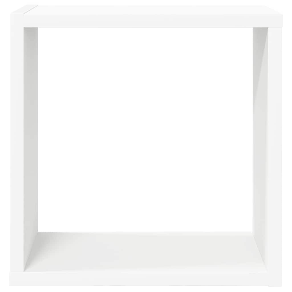 vidaXL Cube Shelf | Set of 2 | White | Engineered wood | 30 x 15 x 30 cm 6