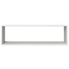 vidaXL Wall Cube Shelf 2 pcs White 100x15x30 cm Engineered Wood 6