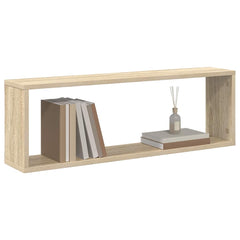 vidaXL Wall Shelf | Set of 2 | Sonoma oak | Engineered wood | 80 x 15 x 26.5 cm 4