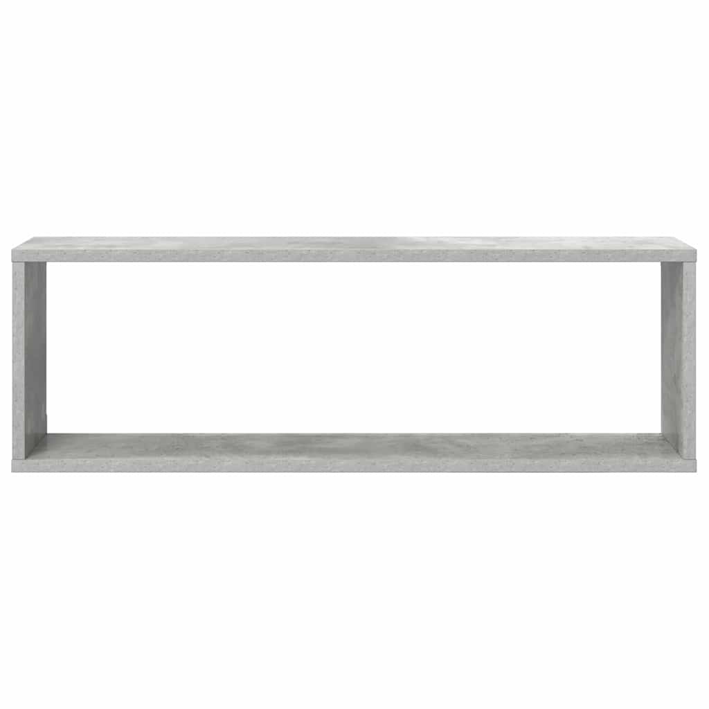 vidaXL Wall Shelf | Set of 2 | Concrete Grey | Engineered Wood | Medium 6