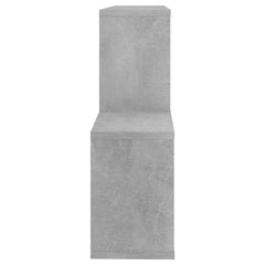 vidaXL Wall Shelf Concrete Grey 100x18x53 cm Engineered Wood 5