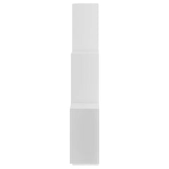 vidaXL Wall Shelf | White | Engineered wood | Medium | Wall Shelf | Square 5