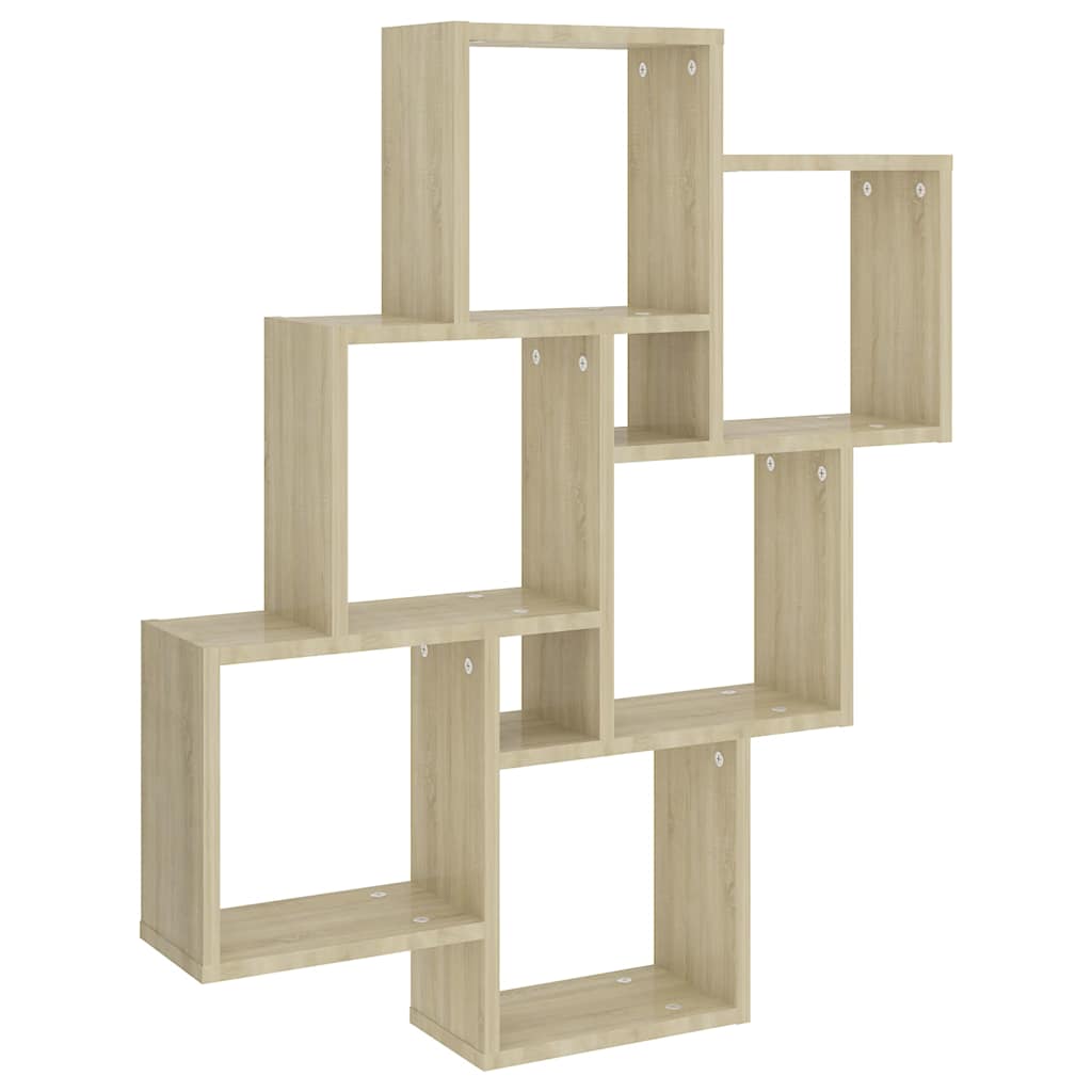vidaXL Wall Shelf | Sonoma oak | Engineered wood | Medium | Wall Shelf | Other 2