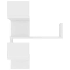 807224 vidaXL Wall Corner Shelves 2 pcs White 40x40x50 cm Engineered Wood 6