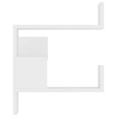 807224 vidaXL Wall Corner Shelves 2 pcs White 40x40x50 cm Engineered Wood 5
