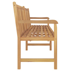 vidaXL Garden Bench 228 cm Solid Teak Wood 3
