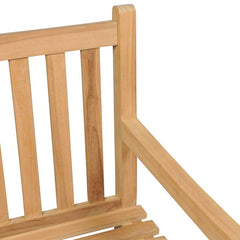 vidaXL Garden Bench 228 cm Solid Teak Wood 6