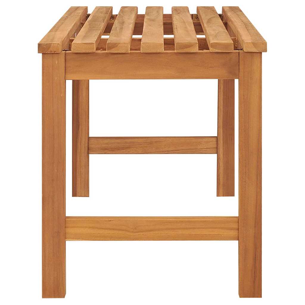 vidaXL Garden Bench 114 cm Solid Teak Wood 5